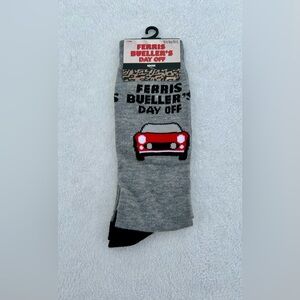 Ferris Bueller’s Day Off Socks NWT Red Ferrari